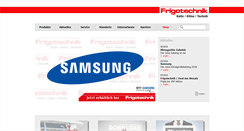 Desktop Screenshot of frigotechnik.de